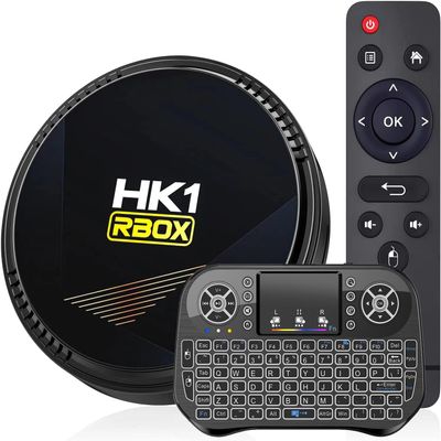 IDEALROYAL Mini Wireless Keyboard & Android 12.0 TV Box