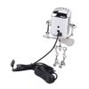 Kqcibz Retro Style Vintage Microphone Robot Desk Lamp, Vintage Microphone Robot Touch Dimmer Lamp Table Lamp Easy Install Red view 2