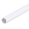 MECCANIXITY PVC Rigid Tube Round Pipe Tubing Hardware Tubing 6mm ID 8mm OD 8" Length White High Impact for Water Pipe, Crafts