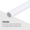 MECCANIXITY PVC Rigid Tube Round Pipe Tubing Hardware Tubing 6mm ID 8mm OD 8" Length White High Impact for Water Pipe, Crafts view 4