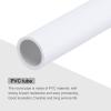 MECCANIXITY PVC Rigid Tube Round Pipe Tubing Hardware Tubing 8mm ID 10mm OD 8" Length White High Impact for Water Pipe, Crafts view 4