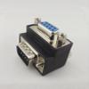 10 Right Angle 90 Degree DB9pin DB9 RS232 Male to Female Extension Cable Adapter view 2