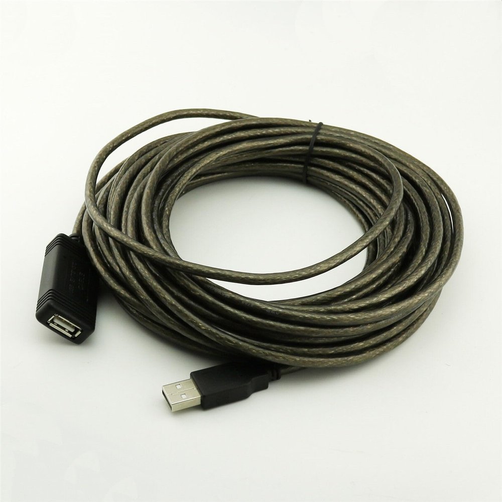 10M USB 2.0 A Male to Female Active Extension Repeater Cable Kinect PS3 33ft