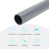 MECCANIXITY 1 1/4 Inch PVC Rigid Tube Round Pipe Tubing Hardware Tubing 27.2mm ID 32mm OD 8" Length Light Grey High Impact for Water Pipe, Crafts view 3