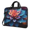 HCLYvexiria Laptop Shoulder Bag 15.6 inch Messenger Bag Beautiful Color Flower Laptop Bag Computer Bag for Men Women view 1