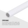 MECCANIXITY PVC Rigid Tube Round Pipe Tubing Hardware Tubing 5mm ID 7mm OD 8" Length White High Impact for Water Pipe, Crafts view 4