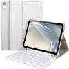 AHYWTAN for iPad 11/10th Generation Case with Keyboard,Detachable Bluetooth Keyboard case for iPad A16 2025 11 inch/10th Gen 2022 10.9 with Pencil Holder, Square Keycaps,Grey view 1