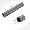 MECCANIXITY 1.5 Inch PVC Rigid Tube Round Pipe Tubing Hardware Tubing 31.6mm ID 38mm OD 8" Length Light Grey High Impact for Water Pipe, Crafts view 2