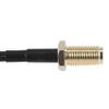 Kqcibz SMA Female Jack to TS9 Male Right Angle Pigtail Coaxial Cable Antenna, As shown picture, 039103 view 4