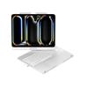 kaidisen 360 Rotatable Keyboard for iPad Pro 13 inch (M5/M4, 2025/2024) 7 Color Backlight Foldable Backlit Keyboard Case with Touchpad 360 Rotating,Silver view 3
