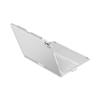 kaidisen 360 Rotatable Keyboard for iPad Pro 13 inch (M5/M4, 2025/2024) 7 Color Backlight Foldable Backlit Keyboard Case with Touchpad 360 Rotating,Silver view 4