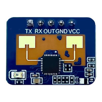 Kqcibz LD2410C 24G Radar Human Presence Sensor FMCW Radar Millimeter Wave Motion Detection Module DC5V Easy Install Easy to Use, Blue