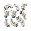BOUUNCIY 5pcs GX20 6 Pin Metal Male Female Panel Connector, 20mm Panel Mount Right Angle Circular Metal Aviation Connector Adapter Plug Socket for Cable Power Connection (5pcs) view 2