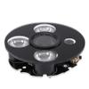 Kqcibz 3 Array IR led Spot Light Infrared 3X IR LED Board for CCTV Cameras Night Vision (53mm Diameter), black & white, 149244 view 1