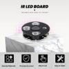 Kqcibz 3 Array IR led Spot Light Infrared 3X IR LED Board for CCTV Cameras Night Vision (53mm Diameter), black & white, 149244 view 4