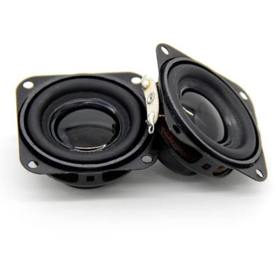 Kqcibz 2PCS 1.5 Inch Audio Speaker 4 3W 40mm Bass Multimedia Loudspeaker DIY Sound Speaker with Fixing Hole for Home Theater, Black, 500320166