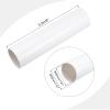 MECCANIXITY 2 Inch PVC Rigid Tube Round Pipe Tubing Hardware Tubing 46mm ID 50mm OD 8" Length White High Impact for Water Pipe, Crafts view 2