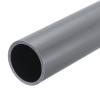 MECCANIXITY 1.6 Inch PVC Rigid Tube Round Pipe Tubing Hardware Tubing 34mm ID 40mm OD 8" Length Light Grey High Impact for Water Pipe, Crafts view 1
