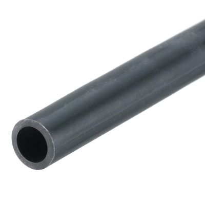 MECCANIXITY PVC Rigid Tube Round Pipe Tubing Hardware Tubing 5mm ID 7mm OD 8" Length Dark Grey High Impact for Water Pipe, Crafts