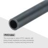 MECCANIXITY PVC Rigid Tube Round Pipe Tubing Hardware Tubing 5mm ID 7mm OD 8" Length Dark Grey High Impact for Water Pipe, Crafts view 4