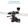 PROAIM Polaris Portable Camera Dolly-01 w Universal Track Ends for Rail/Track- 1.5"-1.98". Fits Mitchell Mount,75mm & 100mm Bowl Adapter. Payload up to 200kg/440lb for DSLR Video Camera view 4