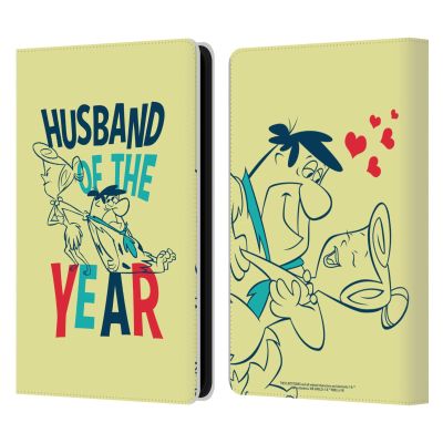 Head Case Designs Officially Licensed The Flintstones Husband of The Year Graphics Leather Wallet Case Compatible with Kindle Paperwhite 5 (2021)