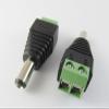 Generic 50x 5.5mm x 2.5mm Male DC Power LED CCTV Video Terminals Connector Adapter view 1