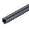 MECCANIXITY PVC Rigid Tube Round Pipe Tubing Hardware Tubing 4mm ID 6mm OD 8" Length Dark Grey High Impact for Water Pipe, Crafts