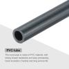 MECCANIXITY PVC Rigid Tube Round Pipe Tubing Hardware Tubing 4mm ID 6mm OD 8" Length Dark Grey High Impact for Water Pipe, Crafts view 4