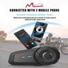 MAXTO MX1 Motorcycle Bluetooth Headset for 2 Riders 800M Intercom, 2 Pack view 4
