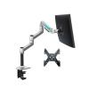 AVXANKTG DL-8013 Mechanical Spring 3-11kg 3 Long Arm Clip Grommet 100x100 75x75 Laptop Desktop Mount 17"-38" Monitor Desktop Stand(Color:Silver) view 2