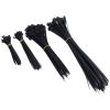 200Pcs Heavy Duty Cable Ties Assortment Zip 4 6 8 12in, 18-120lb Tensile Strength for Organizing Wires, Cords, Gardening (Black) view 4
