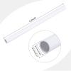 MECCANIXITY 1/2 Inch PVC Rigid Tube Round Pipe Tubing Hardware Tubing 11mm ID 13mm OD 8" Length White High Impact for Water Pipe, Crafts view 2