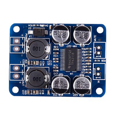 Kqcibz DC 8-26V TPA3118 PBTL Mono Digital Amplifier Board AMP Module 1 * 60W for, BLUE, 113525