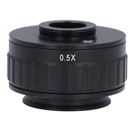 Garosa 0.5X CTV Microscope Lens 25mm C Mount Adapter Microscope Adapter Industrial Camera Interface Adapters for Trinocular Microscope CCD Camera