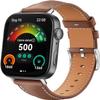 Bracelets Compatible with Huawei Watch Fit 3 Leather Strap, 20 mm Replacement Strap, Leather Strap, Wrist Band Accessories for Huawei Watch Fit 3 Watch Strap view 1