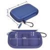 Case Compatible with Samsung T9/ T7/ T7 Shield Portable SSD 1TB 2TB 4TB External Hard Drive, Storage Travel Carrying Holder Organizer for Solid State Drives & USB Cable (Box Only)-Blue view 4