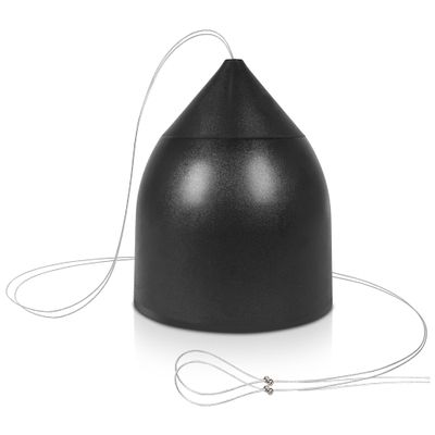 Sound Town 6.5" Weather-Resistant Pendant Speaker, 70V/100V/8-Ohm, Indoor/Outdoor Commercial Speaker for Home and Commercial Installation, Black (STPDS-65B)