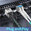 FLYPROFiber- 10G SFP+ AOC Cable, SFP+ to SFP+ Active Optical Fiber Cable 5m, OM3 MMF Direct-Attach Fiber Assemblies with SFP+ connectors for Cisco SFP-10G-AOC5M, Ubiquiti UniFi, Supermicro, 5M(16.4ft) view 4