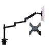 AVXANKTG DL-8013 Mechanical Spring 3-11kg 3 Long Arm Clip Grommet 100x100 75x75 Laptop Desktop Mount 17"-38" Monitor Desktop Stand(Color:with adaptor-01) view 1