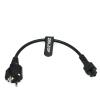 ZBLZGP Power Cord EU Plug 3pin AC Power Cable IEC C5 3 Prong Plug Power Supply Cord for Dell Notebook Comnputer Monitor LG TV Laptop IEC320 C5 Clover (Schuko CEE7/7 to C5) view 1