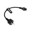 ZBLZGP Power Cord EU Plug 3pin AC Power Cable IEC C5 3 Prong Plug Power Supply Cord for Dell Notebook Comnputer Monitor LG TV Laptop IEC320 C5 Clover (Schuko CEE7/7 to C5) view 3