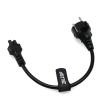 ZBLZGP Power Cord EU Plug 3pin AC Power Cable IEC C5 3 Prong Plug Power Supply Cord for Dell Notebook Comnputer Monitor LG TV Laptop IEC320 C5 Clover (Schuko CEE7/7 to C5) view 4