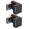 10x USB 3.0 Type A Male to A Female 10Gbps Extension U Shape Power Data Adapter view 1