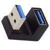 10x USB 3.0 Type A Male to A Female 10Gbps Extension U Shape Power Data Adapter view 3