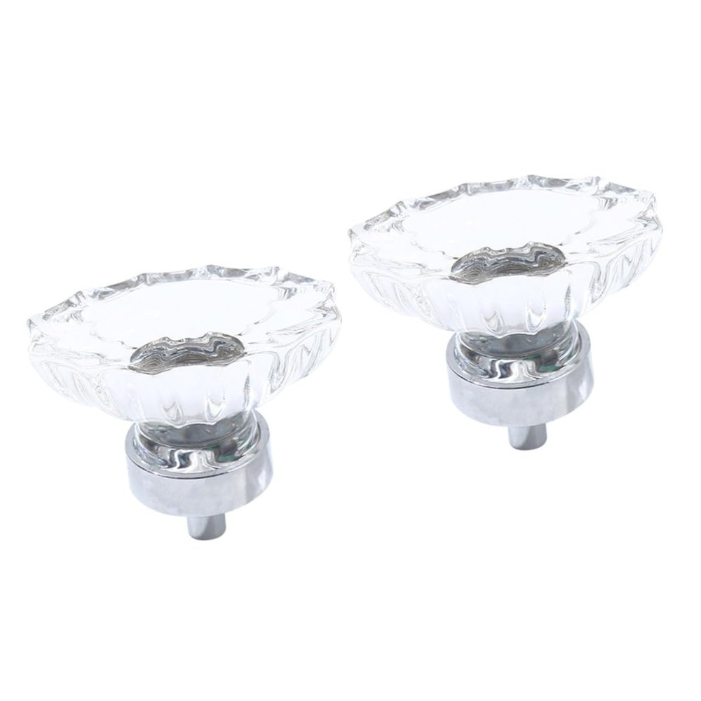CHMADO Crystal Door knobs,2pcs Glass Dresser Diamond knob Glass knobs Crystal Cabinet knobs CabinetKitchen Cabinet Knob Bathroom knob for Artificial Crystal Knob.
