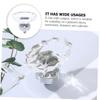 CHMADO Crystal Door knobs,2pcs Glass Dresser Diamond knob Glass knobs Crystal Cabinet knobs CabinetKitchen Cabinet Knob Bathroom knob for Artificial Crystal Knob. view 3