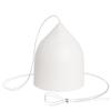 Sound Town 6.5" Weather-Resistant Pendant Speaker, 70V/100V/8-Ohm, Indoor/Outdoor Commercial Speaker for Home and Commerical Installation, White (STPDS-65W)