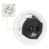 Sound Town 6.5" Weather-Resistant Pendant Speaker, 70V/100V/8-Ohm, Indoor/Outdoor Commercial Speaker for Home and Commerical Installation, White (STPDS-65W) view 3