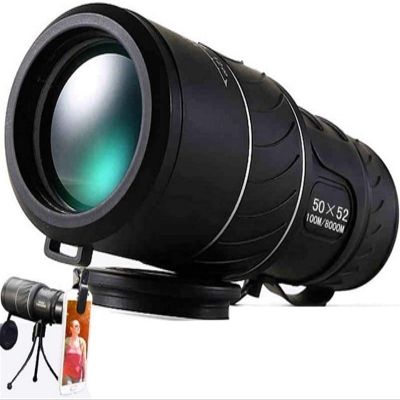 Portable Monocular 50x52 Dual Focus Zoom Optic Lens Monocular Telescope Binoculars Multi Coating Lenses Dual Focus Optic Lens Day Clear